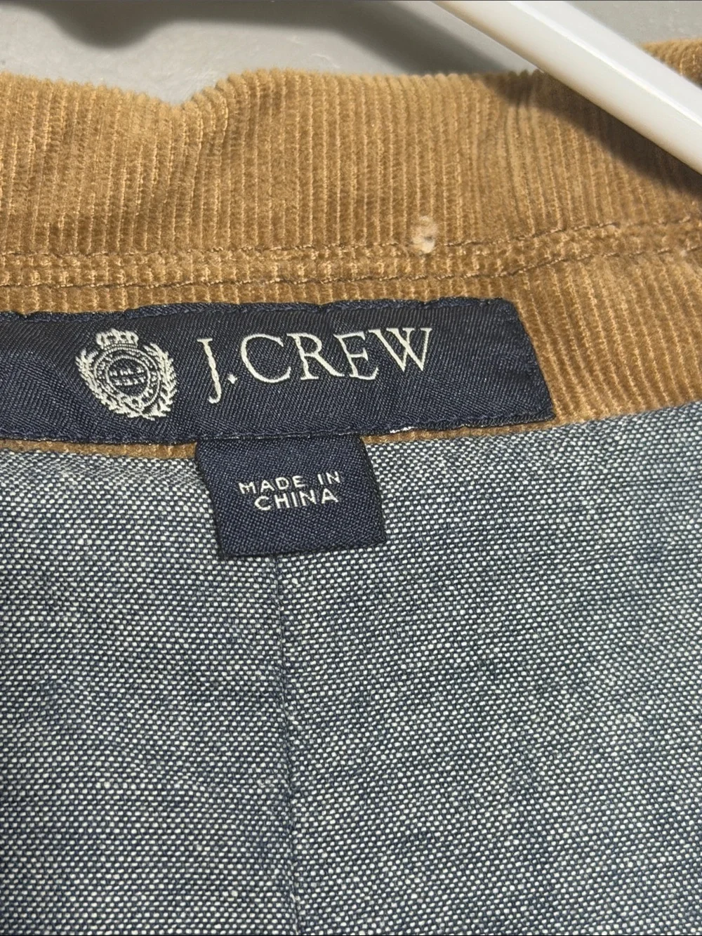 J.Crew Tan Corduroy Blazer Dark Academia Preppy Sport Coat 42R L